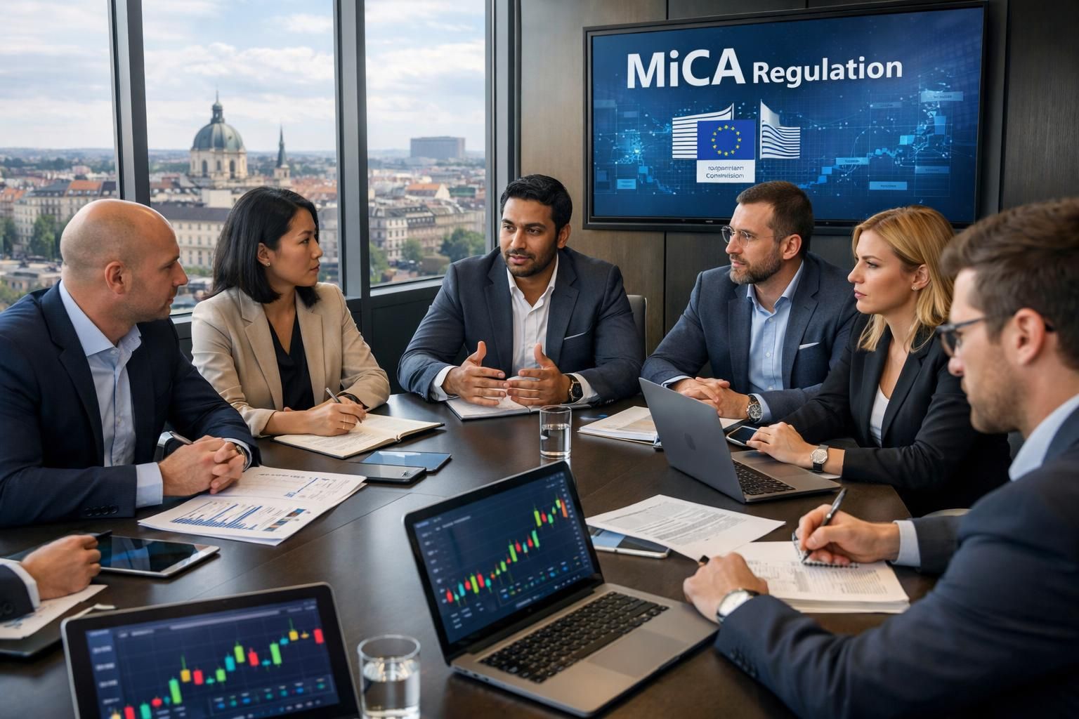 avrupa komisyonu, kripto sektöründeki aktörler için mica düzenlemesinin uygulanmasına dair netleştirmeler yaptı, böylece piyasa düzeni ve uyumluluk artırıldı.