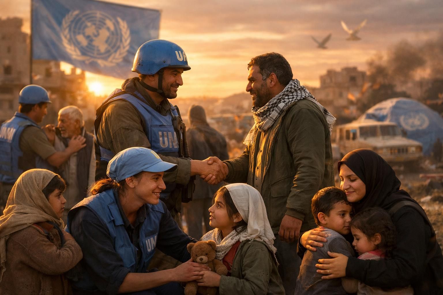 birleşmiş milletler, gazze'deki çatışmaların sona ermesi için acil ateşkes çağrısında bulundu. bölgedeki insani durumun iyileştirilmesi hedefleniyor.