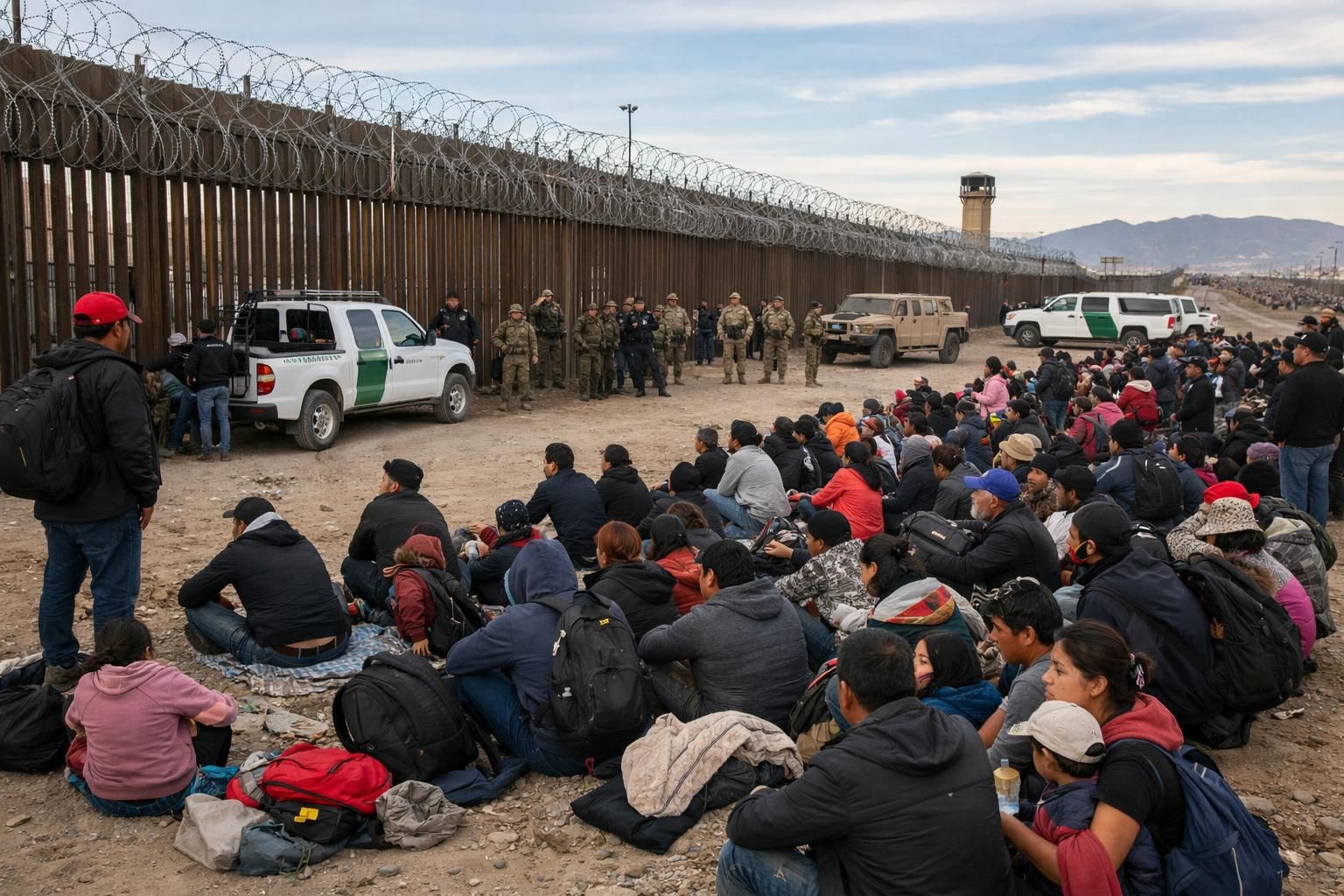 meksika, artan göç baskısını kontrol altına almak amacıyla sınır güvenliğini güçlendirdi ve sınır kontrollerini sıkılaştırdı.