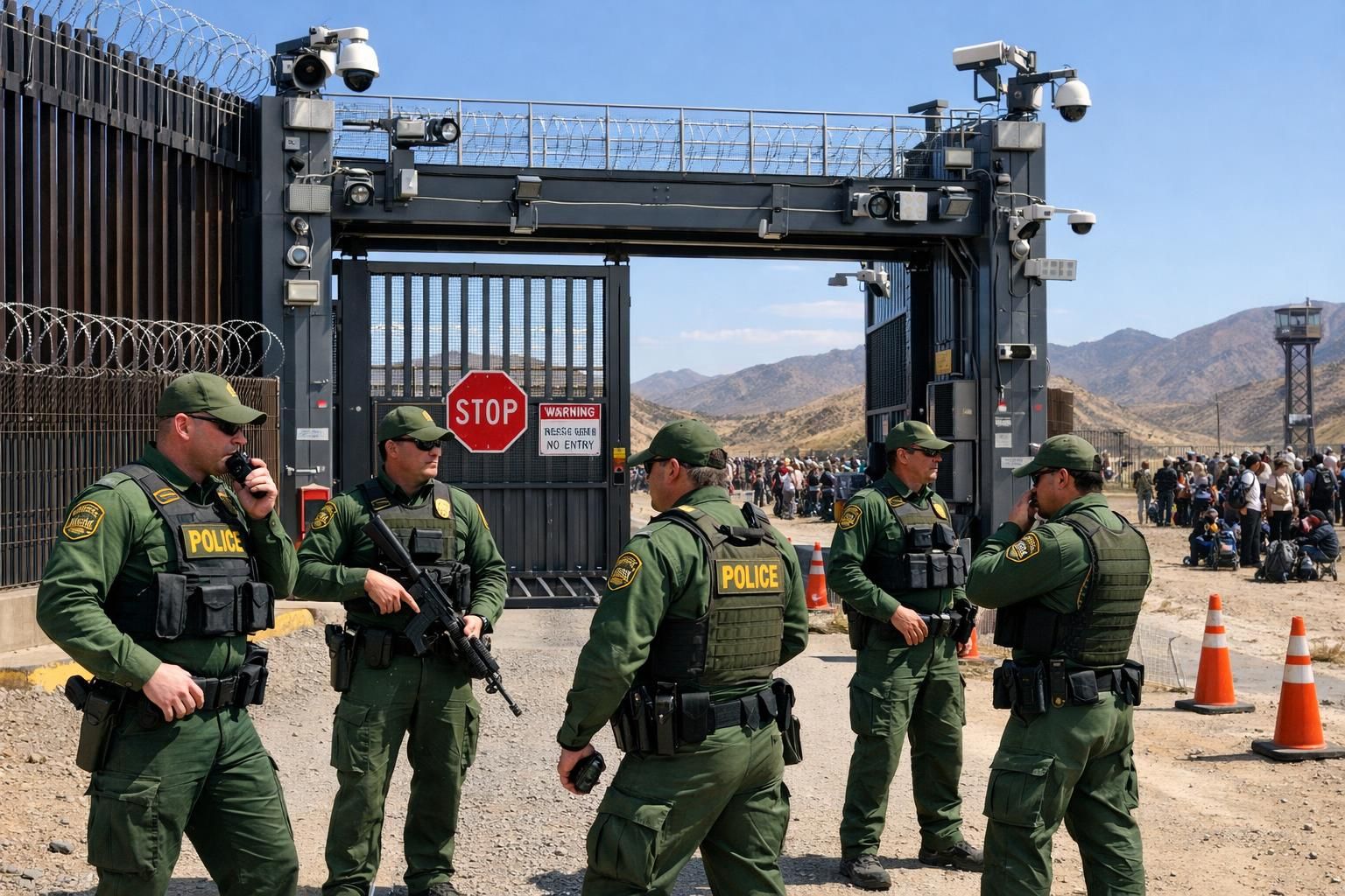 meksika, artan göç baskısı nedeniyle sınır kontrollerini güçlendirerek güvenliği artırdı ve yasa dışı geçişleri engellemeye yönelik önlemler aldı.