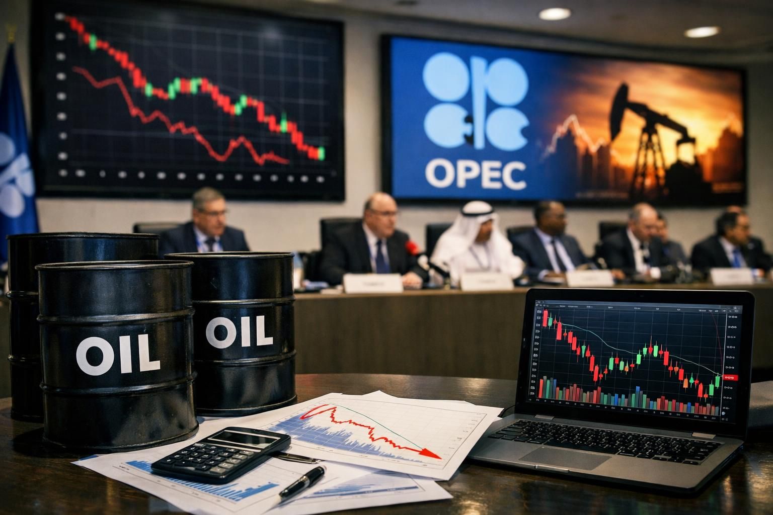 petrol i̇hraç eden ülkeler örgütü (opec), piyasa dalgalanmalarına yanıt olarak üretim kotalarını yeniden gözden geçirdi ve petrol arzını dengelemeye çalışıyor.