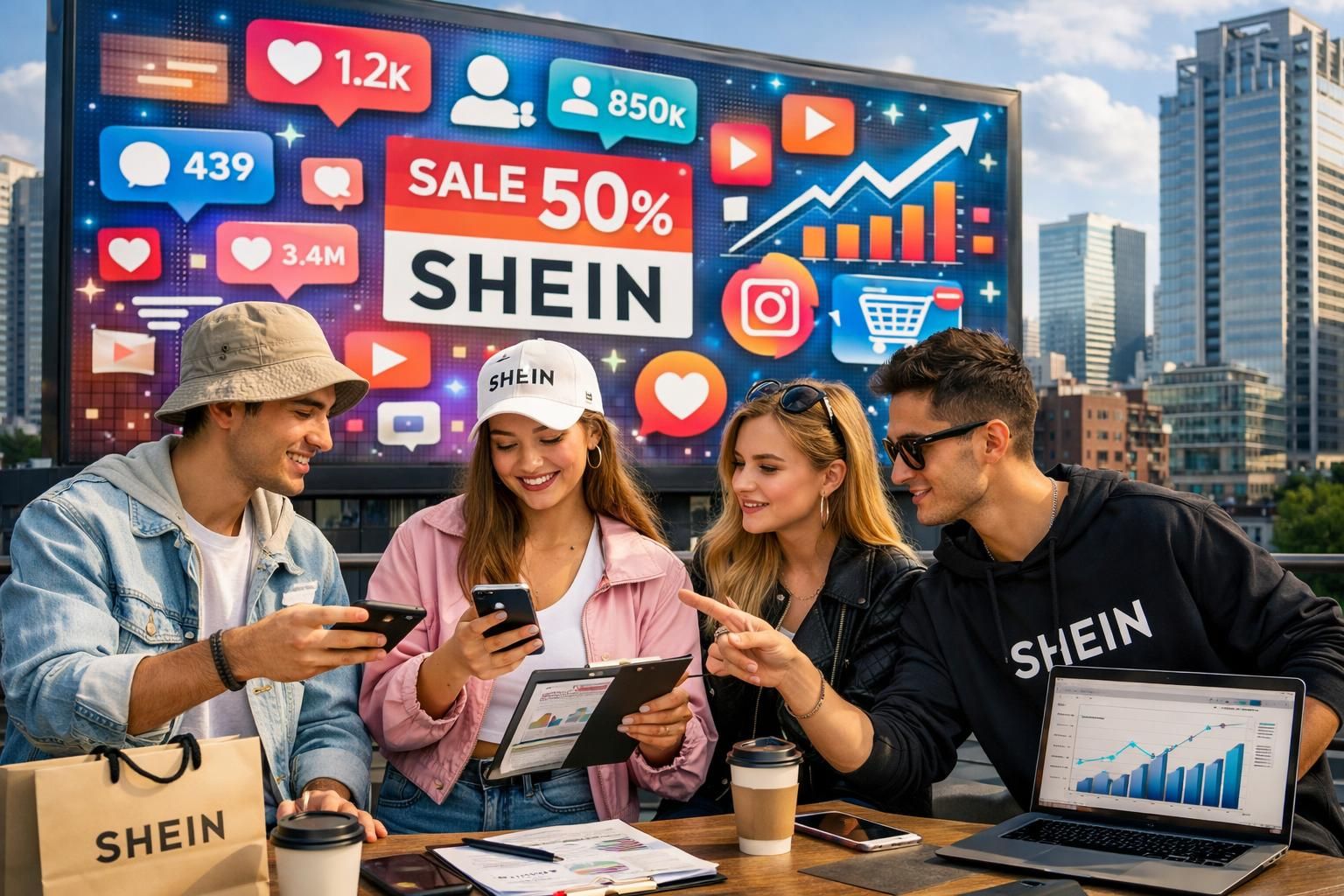 shein, sosyal medyada yürüttüğü influencer pazarlama stratejisini yeniden şekillendirerek marka bilinirliğini ve müşteri etkileşimini artırıyor.