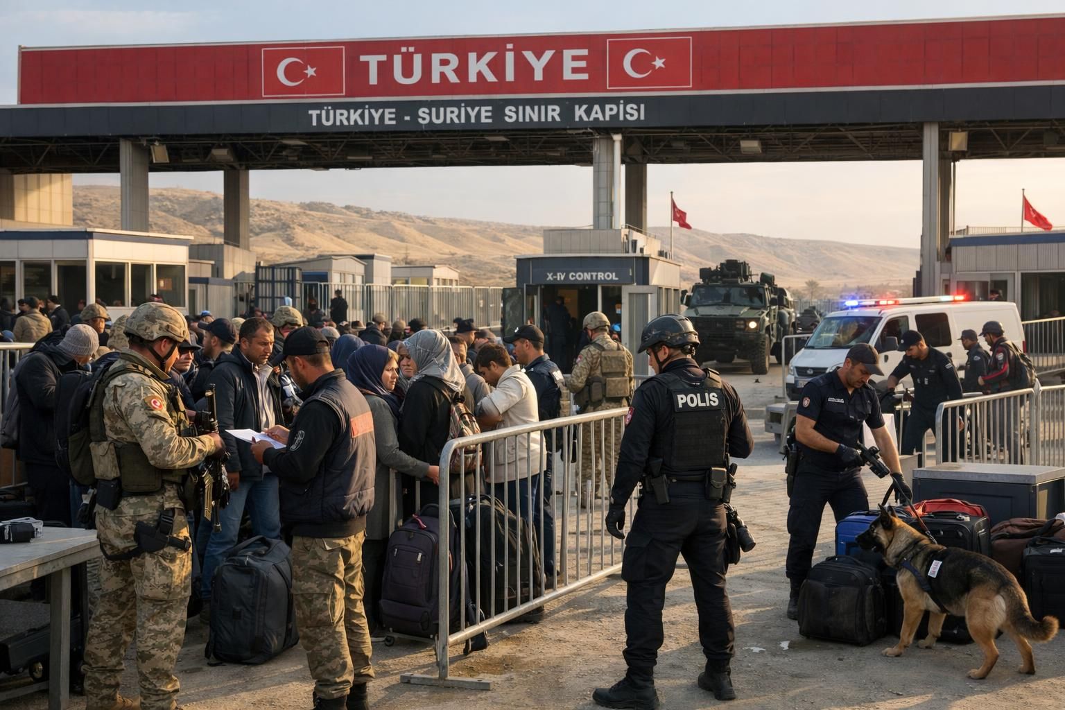 türkiye, suriye sınırında göç kontrollerini artırarak sınır güvenliğini güçlendirdi ve yasadışı geçişleri önlemeye yönelik yeni önlemler aldı.