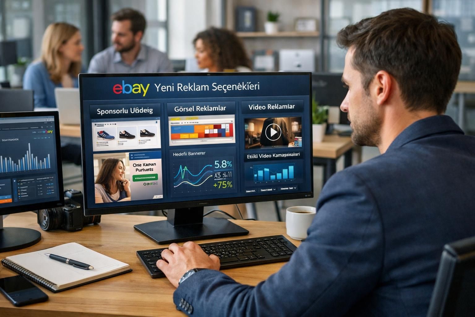 ebay, profesyonel satıcılar için yeni ve etkili reklam seçenekleri sunarak satışlarını artırmalarına yardımcı oluyor.