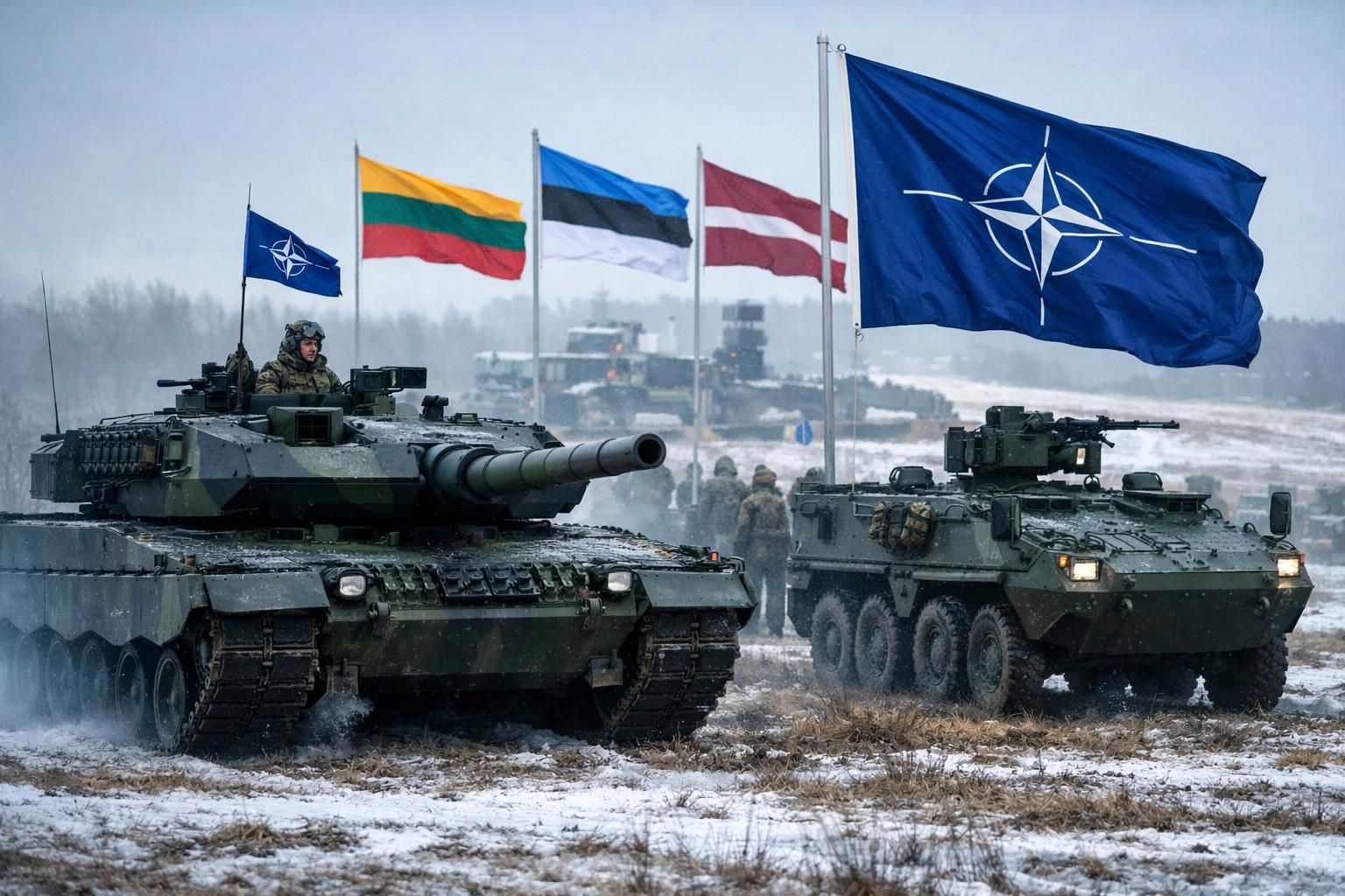 nato, doğu avrupa’daki askeri varlığını güçlendirerek bölgedeki güvenliği artırıyor ve savunma kapasitesini yükseltiyor.