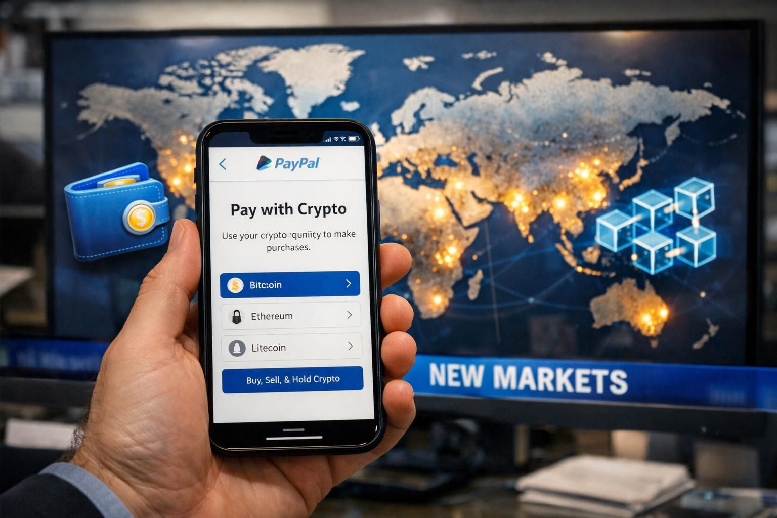 paypal, kripto para hizmetlerini yeni pazarlara genişleterek daha fazla kullanıcıya güvenli ve kolay dijital para transferi imkanı sunuyor.