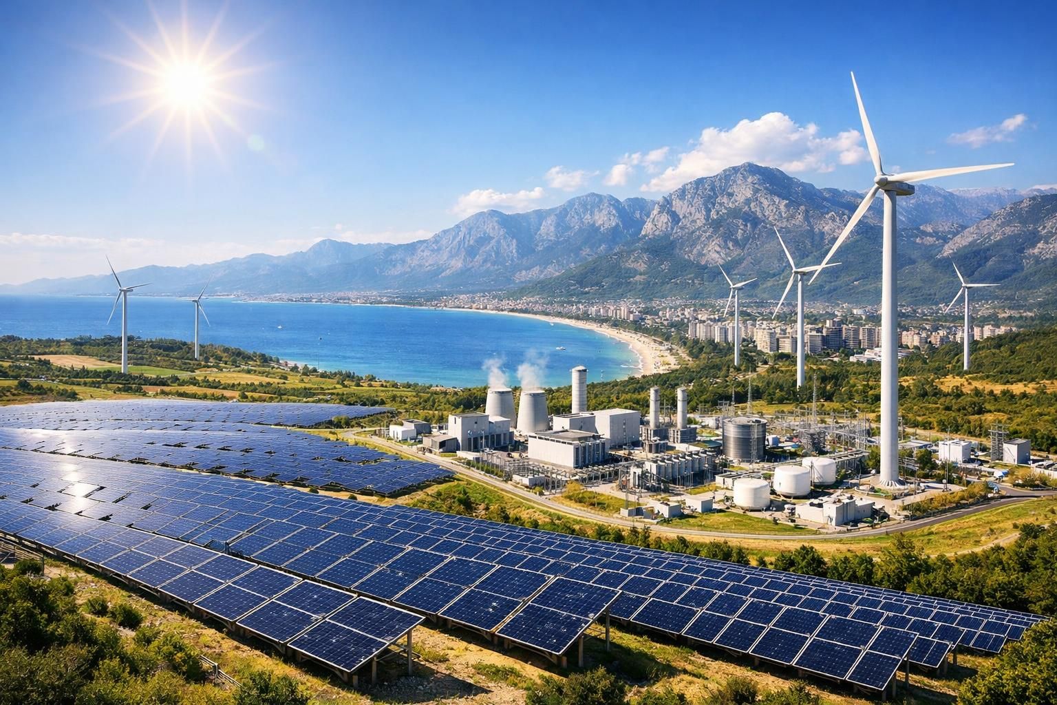 türkiye, yenilenebilir enerji projelerini genişleterek sürdürülebilir ve temiz enerji kaynaklarına yatırım yapmaya devam ediyor.